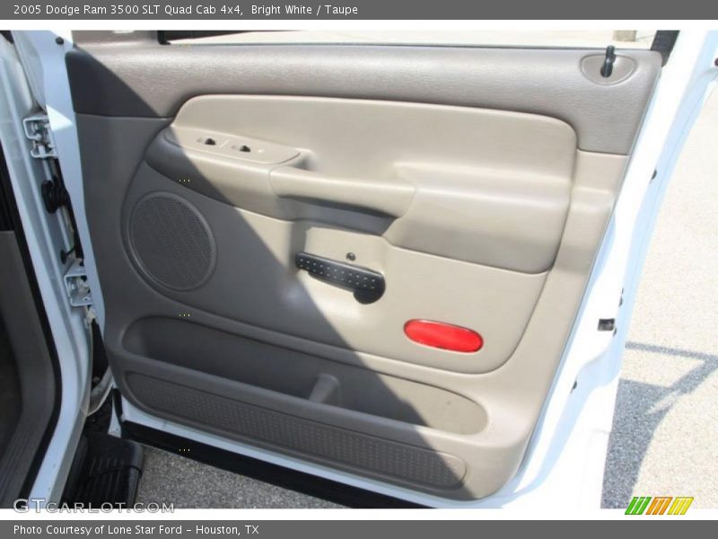 Bright White / Taupe 2005 Dodge Ram 3500 SLT Quad Cab 4x4