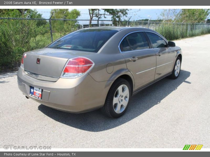 Bronzed Pewter / Tan 2008 Saturn Aura XE