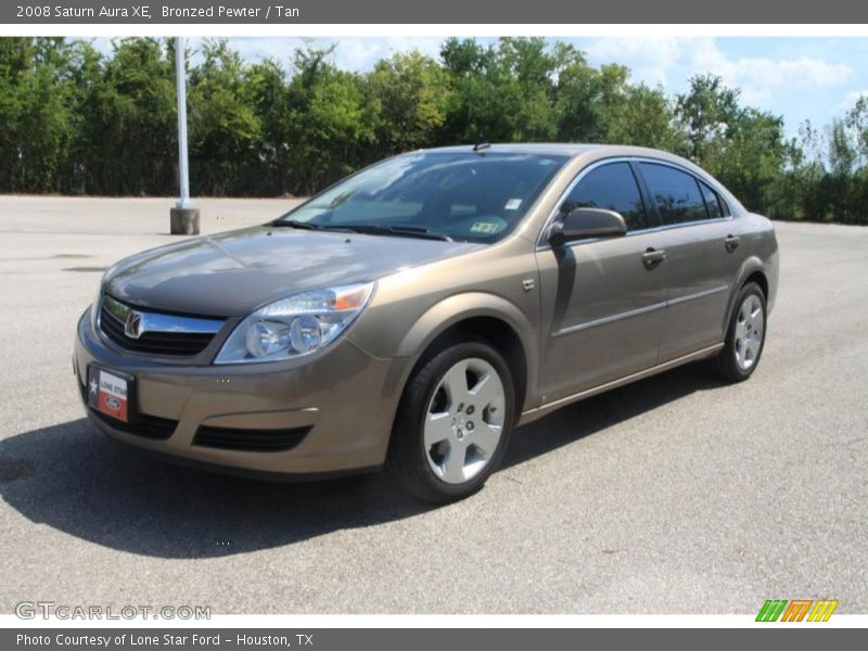 Bronzed Pewter / Tan 2008 Saturn Aura XE