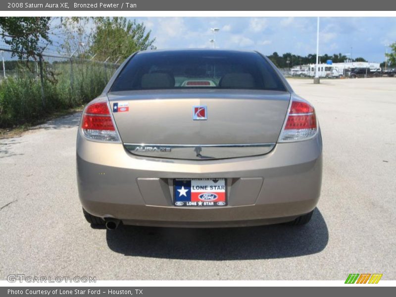 Bronzed Pewter / Tan 2008 Saturn Aura XE