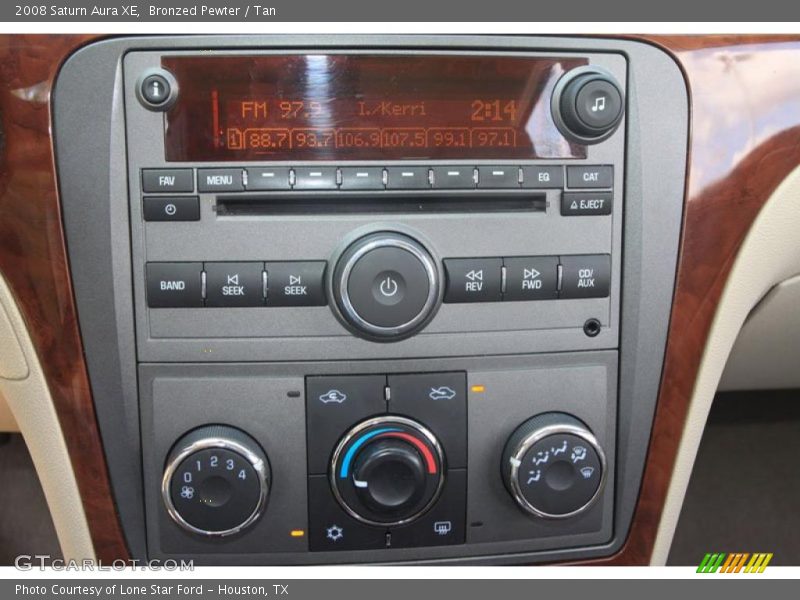 Bronzed Pewter / Tan 2008 Saturn Aura XE