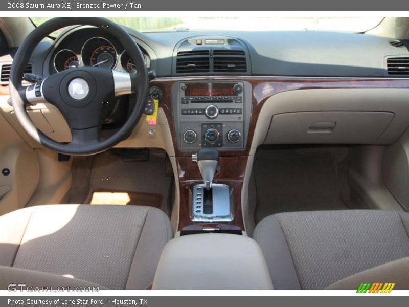 Bronzed Pewter / Tan 2008 Saturn Aura XE