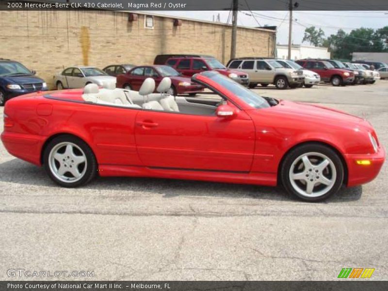 Magma Red / Oyster 2002 Mercedes-Benz CLK 430 Cabriolet