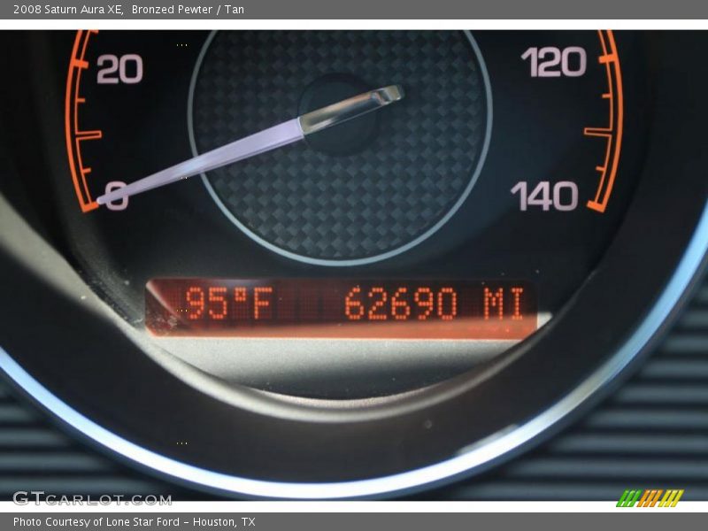 Bronzed Pewter / Tan 2008 Saturn Aura XE