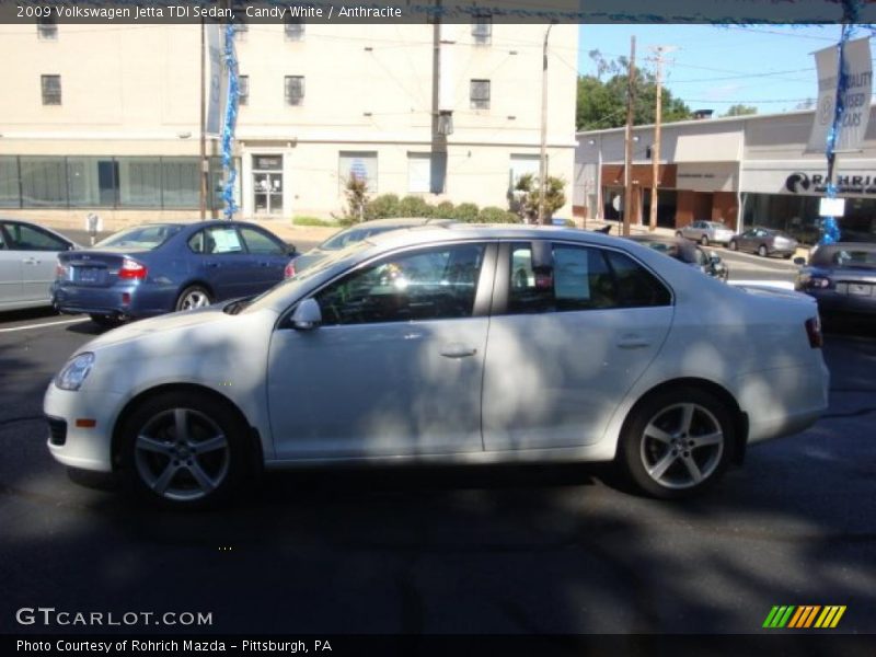 Candy White / Anthracite 2009 Volkswagen Jetta TDI Sedan