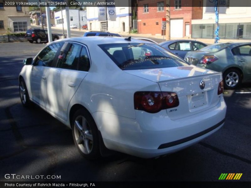 Candy White / Anthracite 2009 Volkswagen Jetta TDI Sedan