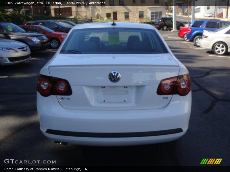 Candy White / Anthracite 2009 Volkswagen Jetta TDI Sedan