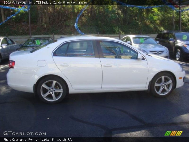 Candy White / Anthracite 2009 Volkswagen Jetta TDI Sedan