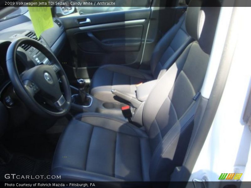 Candy White / Anthracite 2009 Volkswagen Jetta TDI Sedan