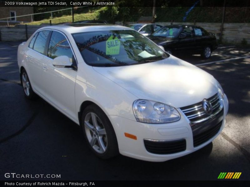 Candy White / Anthracite 2009 Volkswagen Jetta TDI Sedan