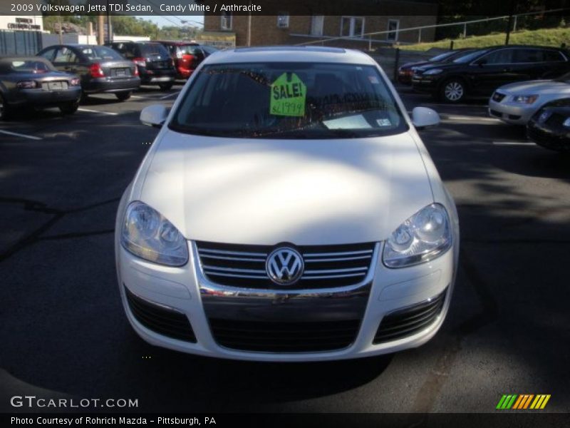 Candy White / Anthracite 2009 Volkswagen Jetta TDI Sedan