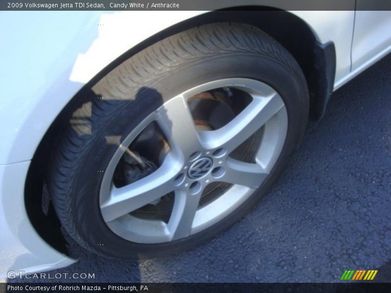 Candy White / Anthracite 2009 Volkswagen Jetta TDI Sedan