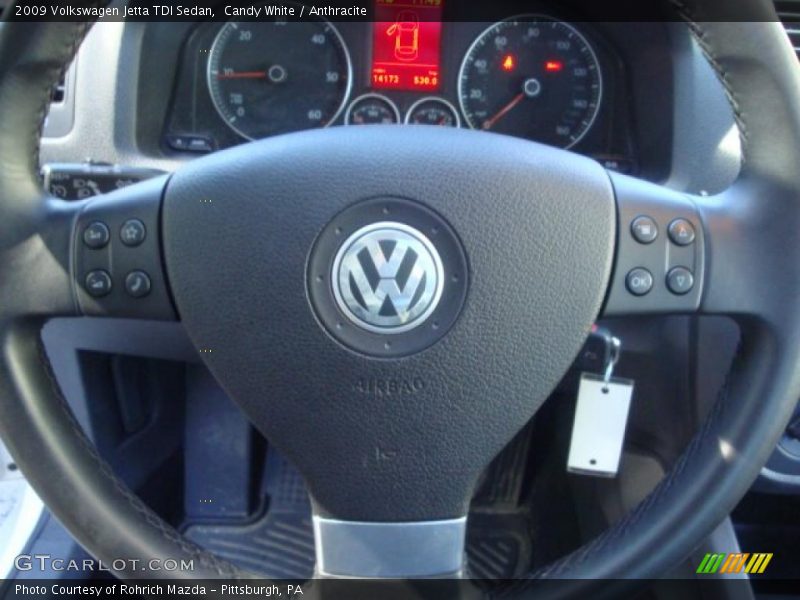 Candy White / Anthracite 2009 Volkswagen Jetta TDI Sedan