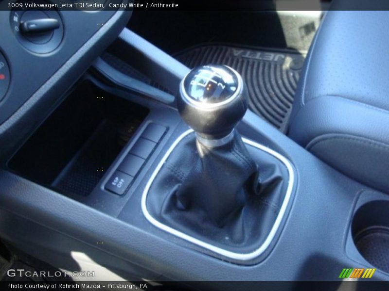 Candy White / Anthracite 2009 Volkswagen Jetta TDI Sedan