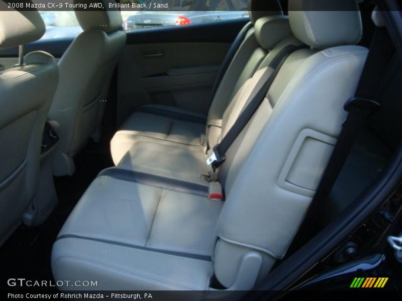 Brilliant Black / Sand 2008 Mazda CX-9 Touring AWD