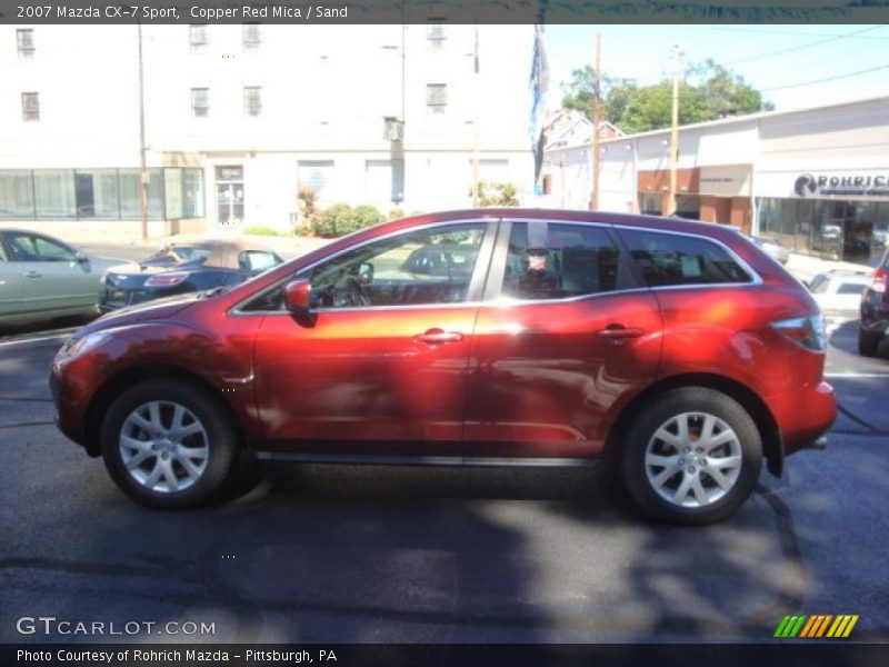 Copper Red Mica / Sand 2007 Mazda CX-7 Sport