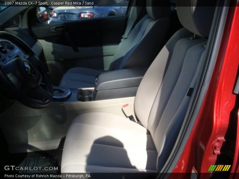 Copper Red Mica / Sand 2007 Mazda CX-7 Sport