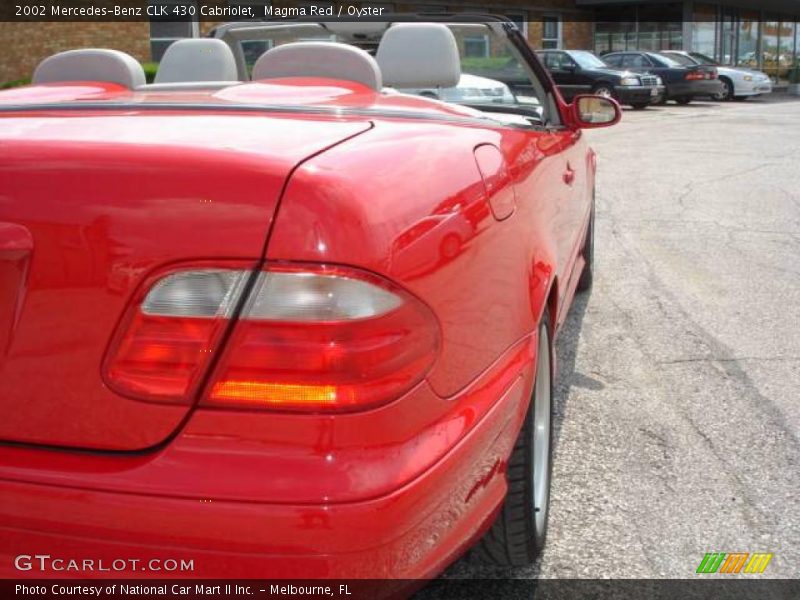 Magma Red / Oyster 2002 Mercedes-Benz CLK 430 Cabriolet