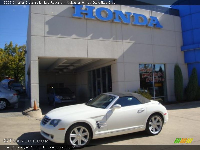 Alabaster White / Dark Slate Grey 2005 Chrysler Crossfire Limited Roadster