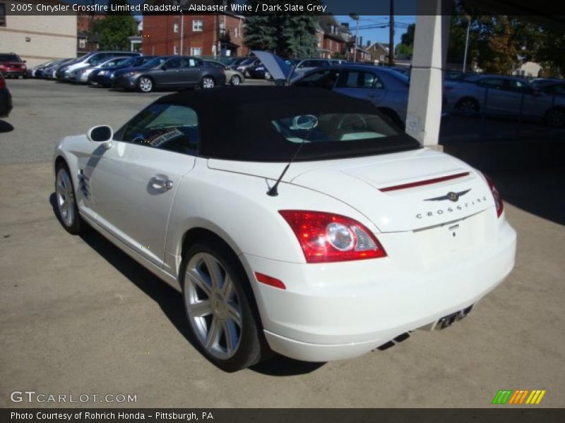 Alabaster White / Dark Slate Grey 2005 Chrysler Crossfire Limited Roadster
