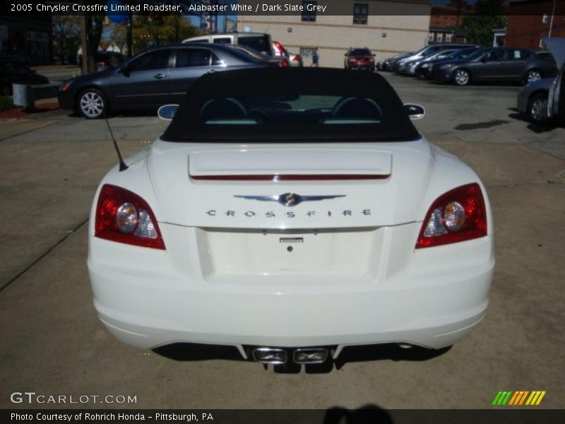 Alabaster White / Dark Slate Grey 2005 Chrysler Crossfire Limited Roadster