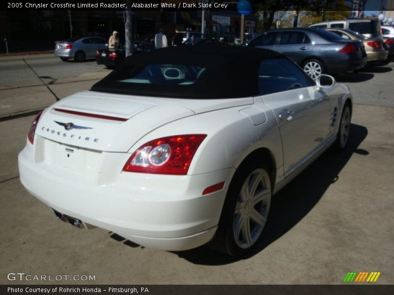 Alabaster White / Dark Slate Grey 2005 Chrysler Crossfire Limited Roadster