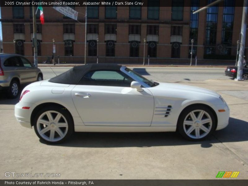 Alabaster White / Dark Slate Grey 2005 Chrysler Crossfire Limited Roadster