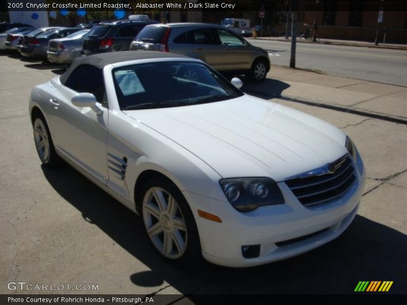 Alabaster White / Dark Slate Grey 2005 Chrysler Crossfire Limited Roadster
