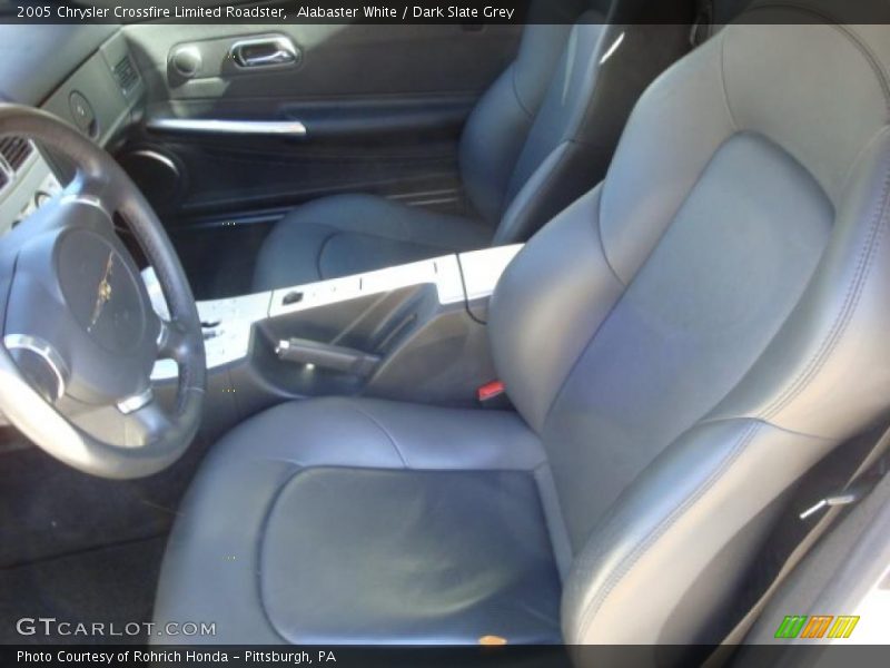 Alabaster White / Dark Slate Grey 2005 Chrysler Crossfire Limited Roadster
