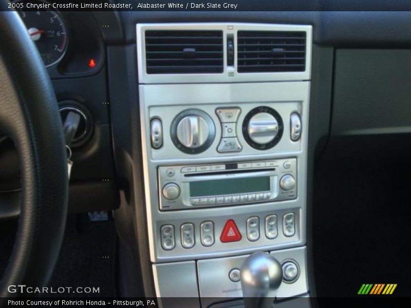 Alabaster White / Dark Slate Grey 2005 Chrysler Crossfire Limited Roadster