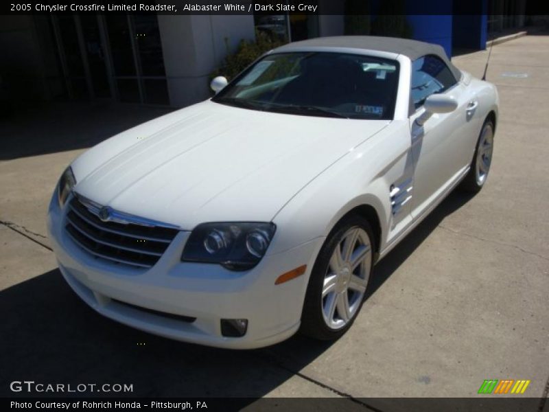 Alabaster White / Dark Slate Grey 2005 Chrysler Crossfire Limited Roadster