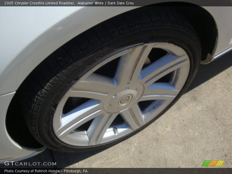 Alabaster White / Dark Slate Grey 2005 Chrysler Crossfire Limited Roadster