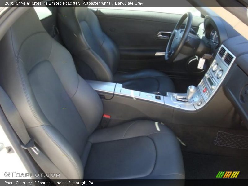 Alabaster White / Dark Slate Grey 2005 Chrysler Crossfire Limited Roadster