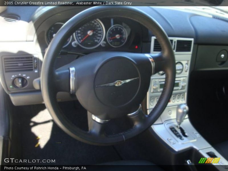 Alabaster White / Dark Slate Grey 2005 Chrysler Crossfire Limited Roadster