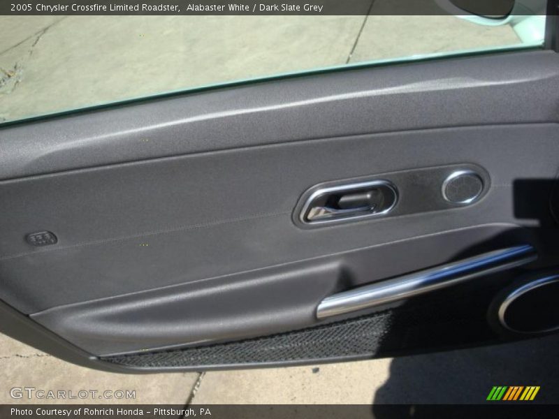 Alabaster White / Dark Slate Grey 2005 Chrysler Crossfire Limited Roadster