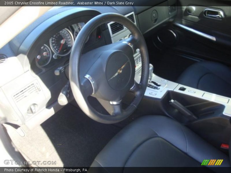 Alabaster White / Dark Slate Grey 2005 Chrysler Crossfire Limited Roadster