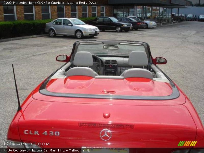 Magma Red / Oyster 2002 Mercedes-Benz CLK 430 Cabriolet