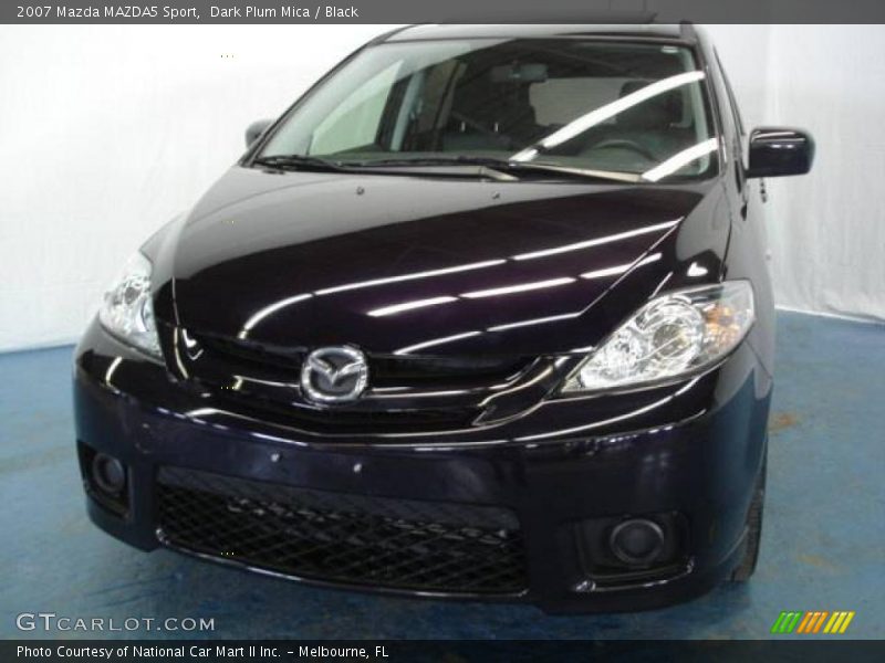 Dark Plum Mica / Black 2007 Mazda MAZDA5 Sport