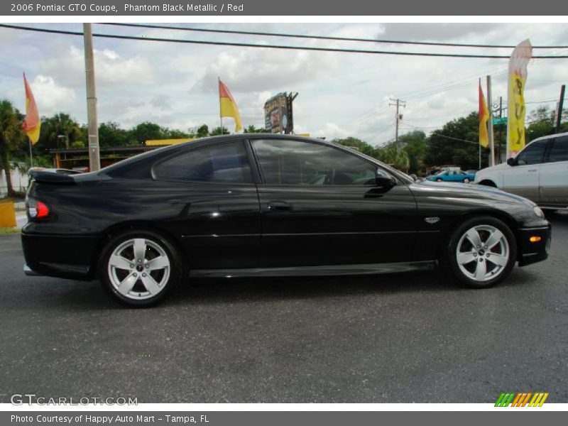 Phantom Black Metallic / Red 2006 Pontiac GTO Coupe