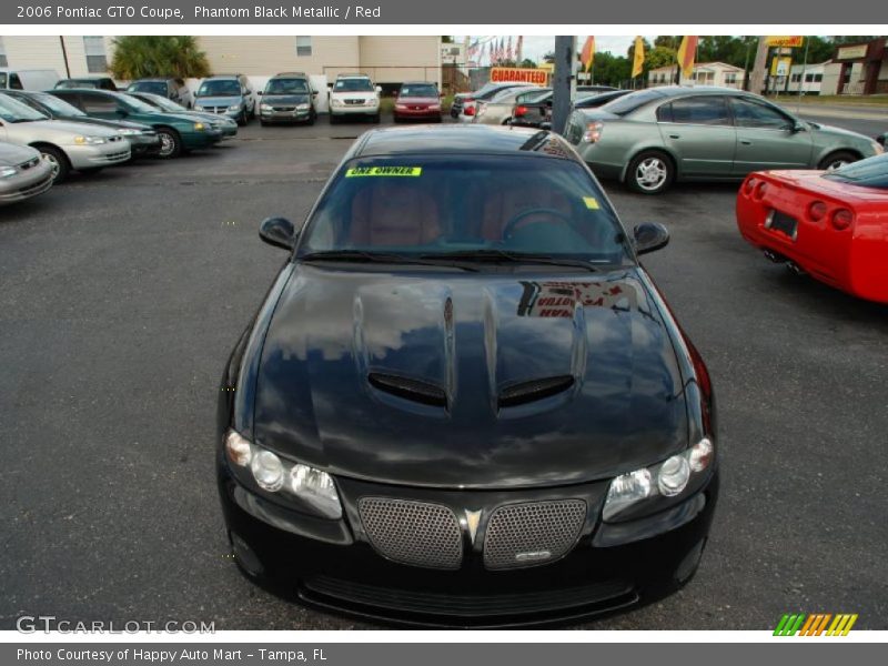 Phantom Black Metallic / Red 2006 Pontiac GTO Coupe