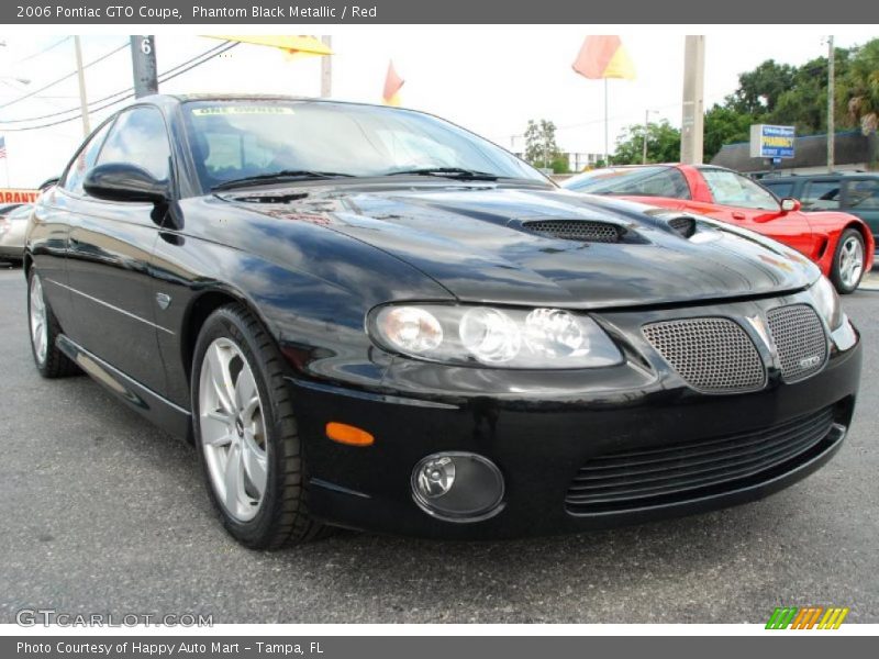 Phantom Black Metallic / Red 2006 Pontiac GTO Coupe