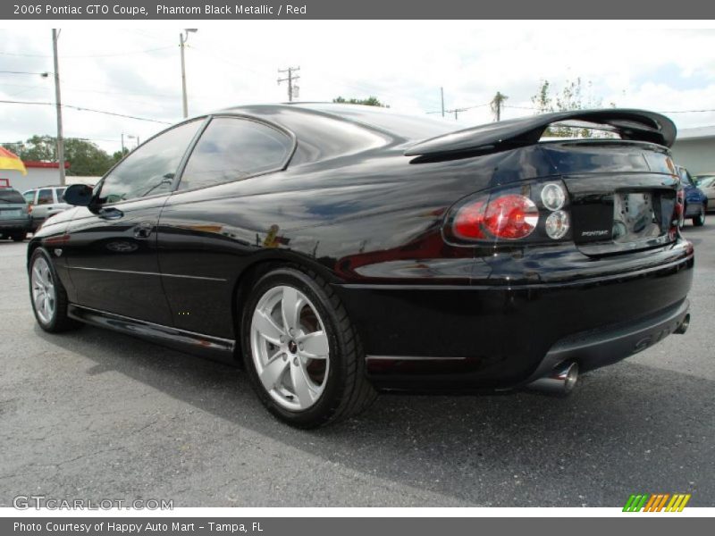 Phantom Black Metallic / Red 2006 Pontiac GTO Coupe