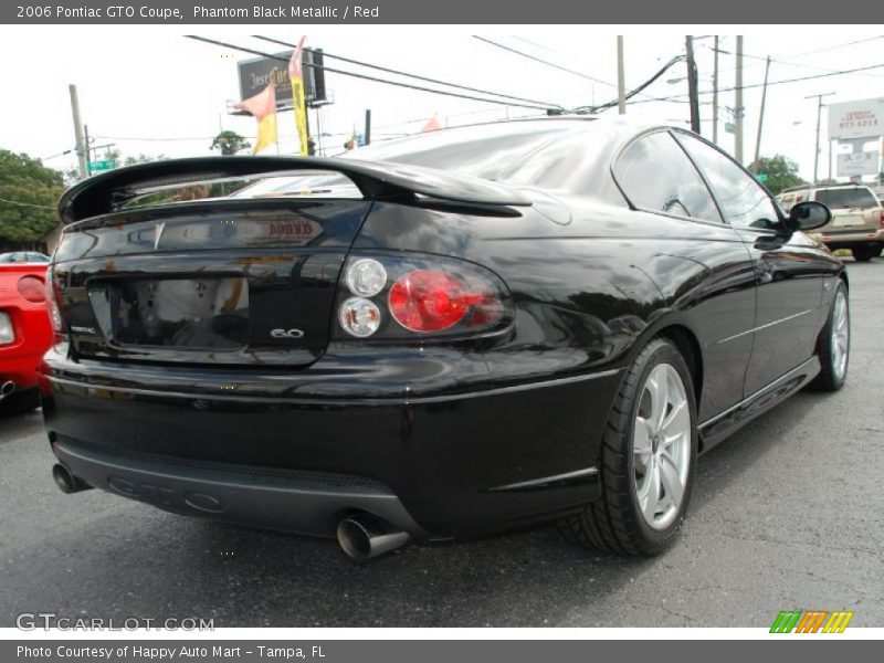 Phantom Black Metallic / Red 2006 Pontiac GTO Coupe