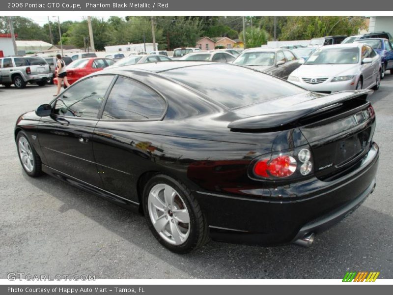 Phantom Black Metallic / Red 2006 Pontiac GTO Coupe