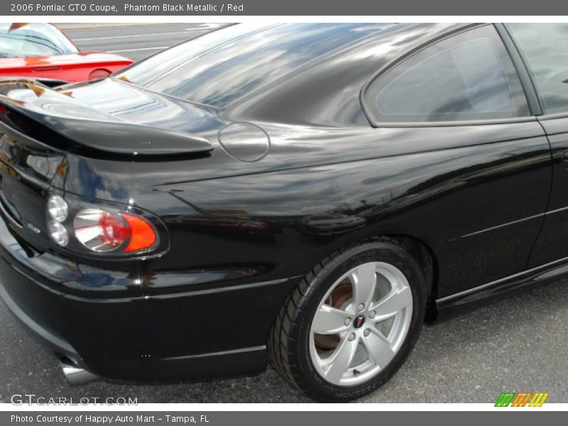 Phantom Black Metallic / Red 2006 Pontiac GTO Coupe