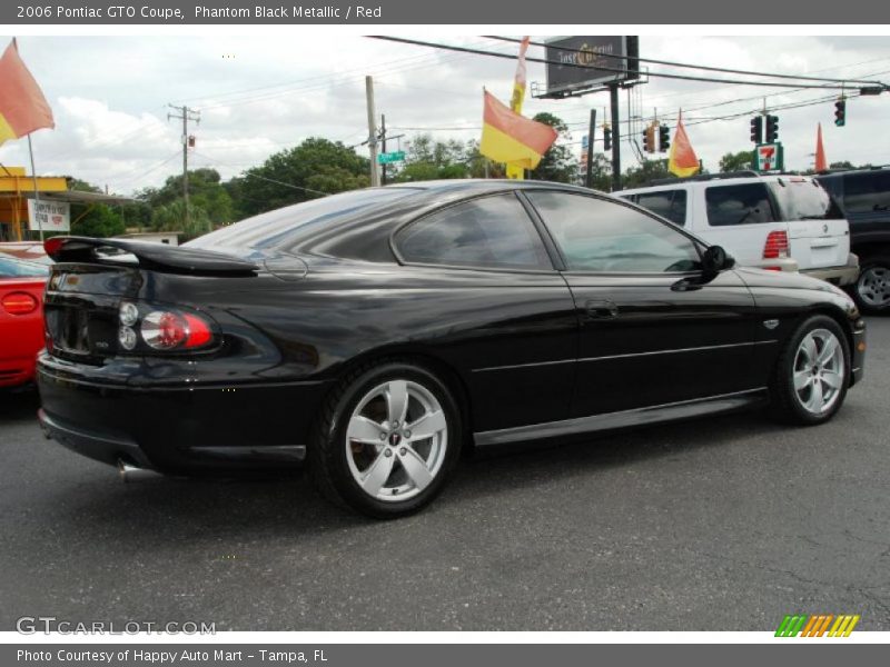 Phantom Black Metallic / Red 2006 Pontiac GTO Coupe