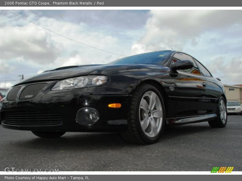 Phantom Black Metallic / Red 2006 Pontiac GTO Coupe