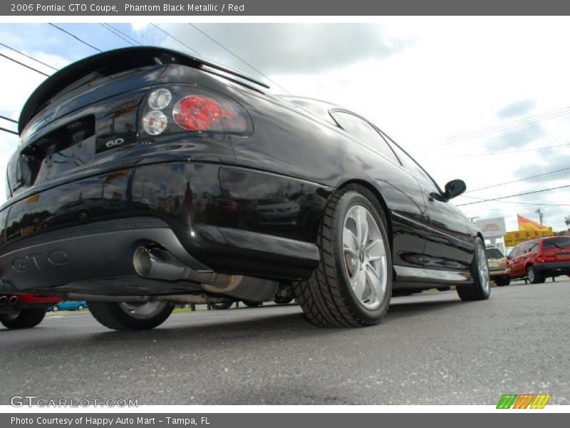 Phantom Black Metallic / Red 2006 Pontiac GTO Coupe