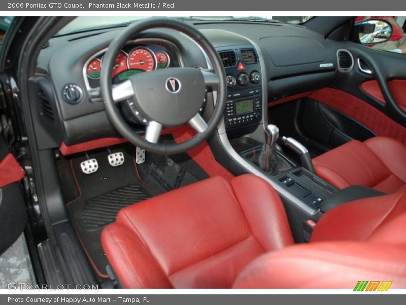 Phantom Black Metallic / Red 2006 Pontiac GTO Coupe