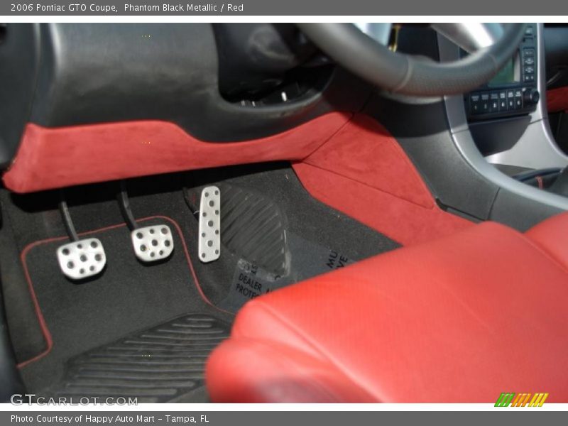 Phantom Black Metallic / Red 2006 Pontiac GTO Coupe